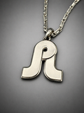 Pretty Lights OG Logo Swirl Bridge Pendant Sterling Silver